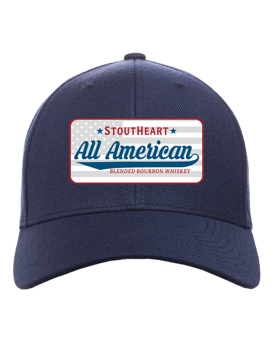 Navy StoutHeart All American Snapback Cap