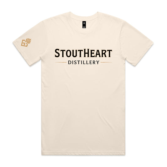 Off-White StoutHeart Distillery T-Shirt