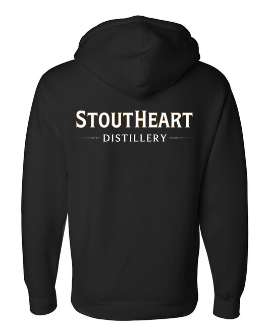 Black StoutHeart Distillery Hoodie