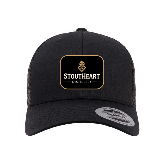 Black StoutHeart Distillery Trucker Hat