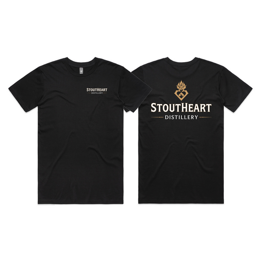 Black StoutHeart Distillery T-Shirt