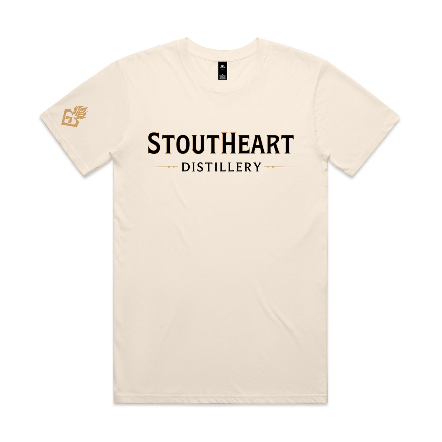 Off-White StoutHeart Distillery T-Shirt