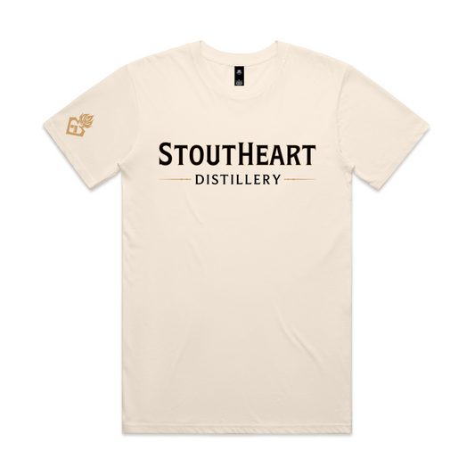 Off-White StoutHeart Distillery T-Shirt